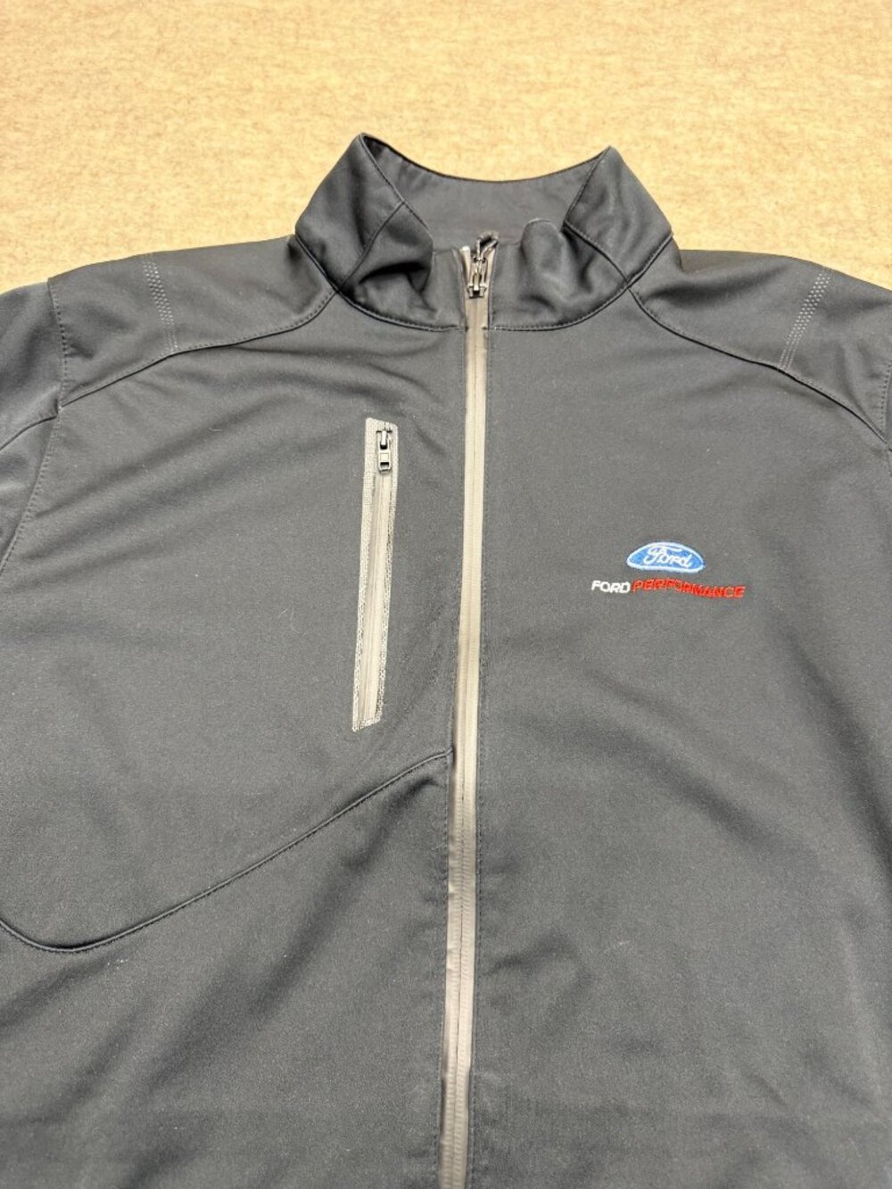 Ogio Ford Performance Black Full Zip Up Jacket Size Men's Large - Picture 2 of 10